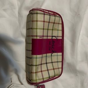 Coach make-up bag
